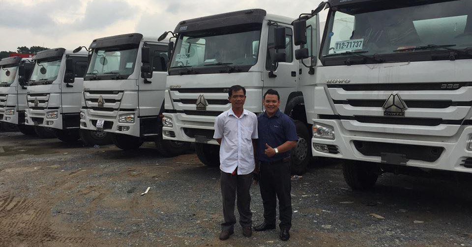 xe trộn bê tông howo bảo khang